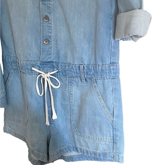 Hollister Denim Romper Women’s Size Medium Blue Denim Romper, NWOT - Picture 9 of 9